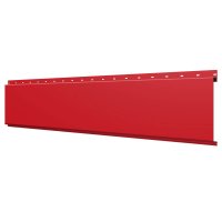 Линеарная потолочно-стеновая панель ГЛАДКАЯ RAL3020 Красный