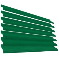 Ламель Еврожалюзи RAL6029 Зеленая Мята для заборов-жалюзи, беседок, пергол