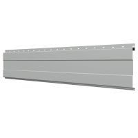 Линеарная потолочно-стеновая панель с ПОЛОСОЙ усиленная RAL9006 Серебро