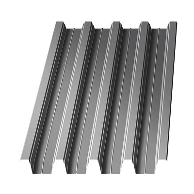 Профнастил Н-75 оцинкованный 750х800мм 0.90мм