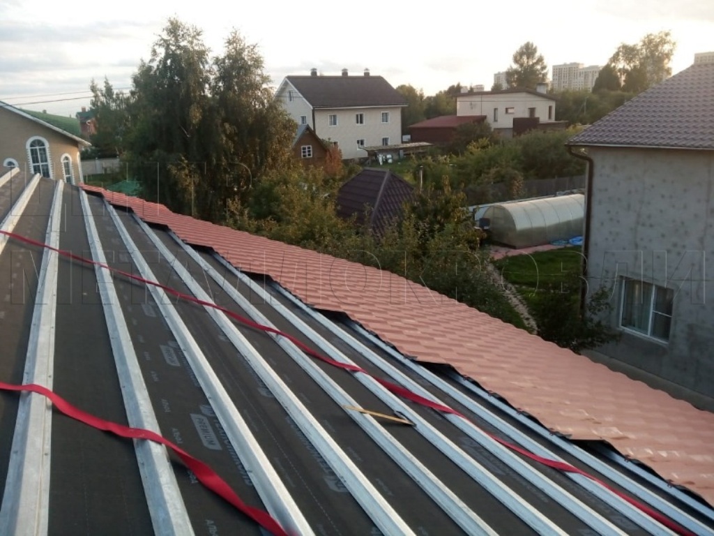 Металлочерепица Геркулес 8004 терракотовый Стальной Бархат от Центра Металлокровли в Ульяновске