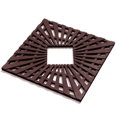 Приствольная решетка ПП ZKING ATMOSPHERE 1200х1200мм Коричневая 2