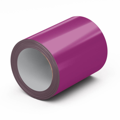 Рулон стали полиэстер RAL4006 Пурпурный 0.45х1250мм открытый