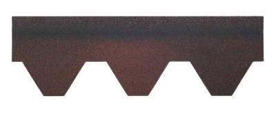 Гибкая черепица Shinglas Классик Кадриль Гранат гонт фото 1